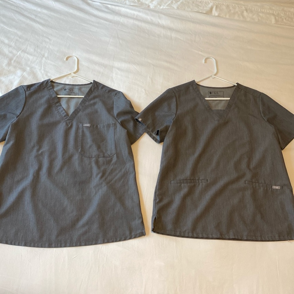 LOT OF 2 Figs Scrub Tops